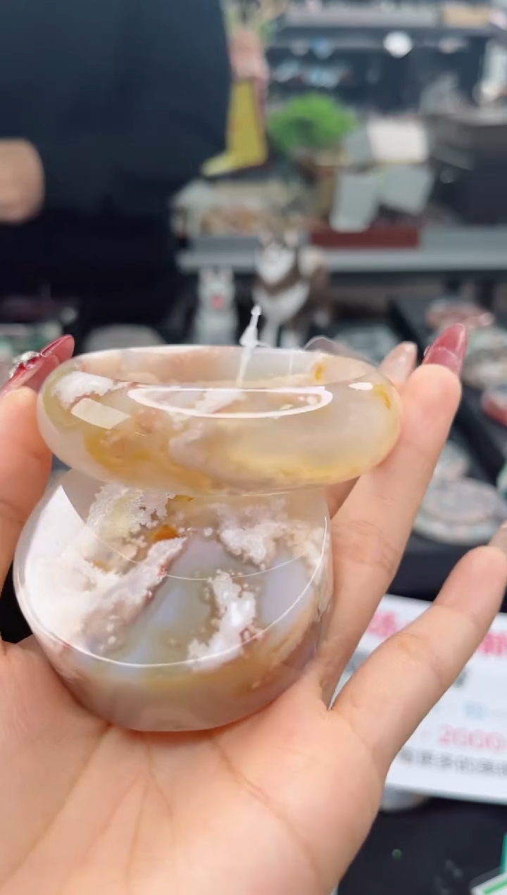 【闪购商品】石英质玉手镯未镶嵌60圈口（赠品镯心）1681196