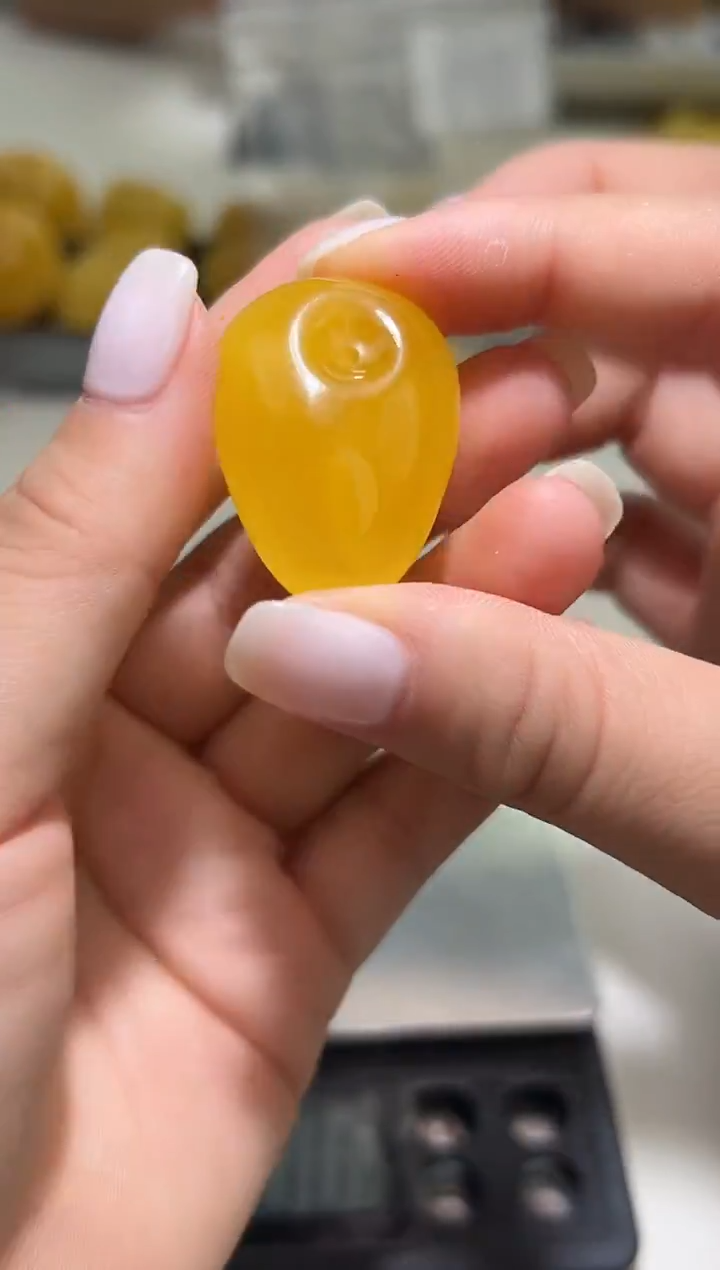 裸石琥珀未镶嵌琥珀蜜蜡吊坠