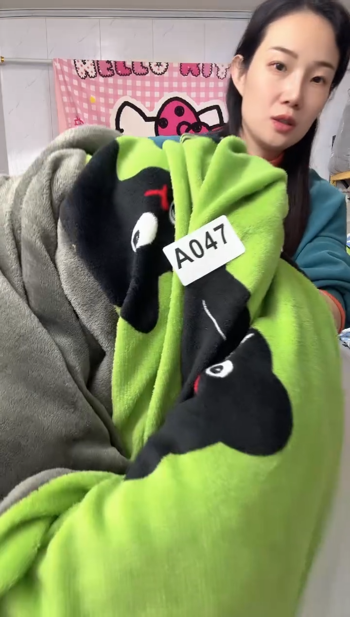 牛奶绒047瑕疵四件套