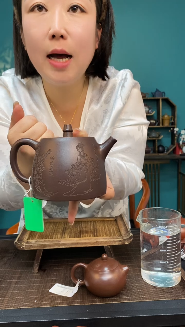 【闪购商品】紫砂茶壶老紫泥四大美女大品汉铎