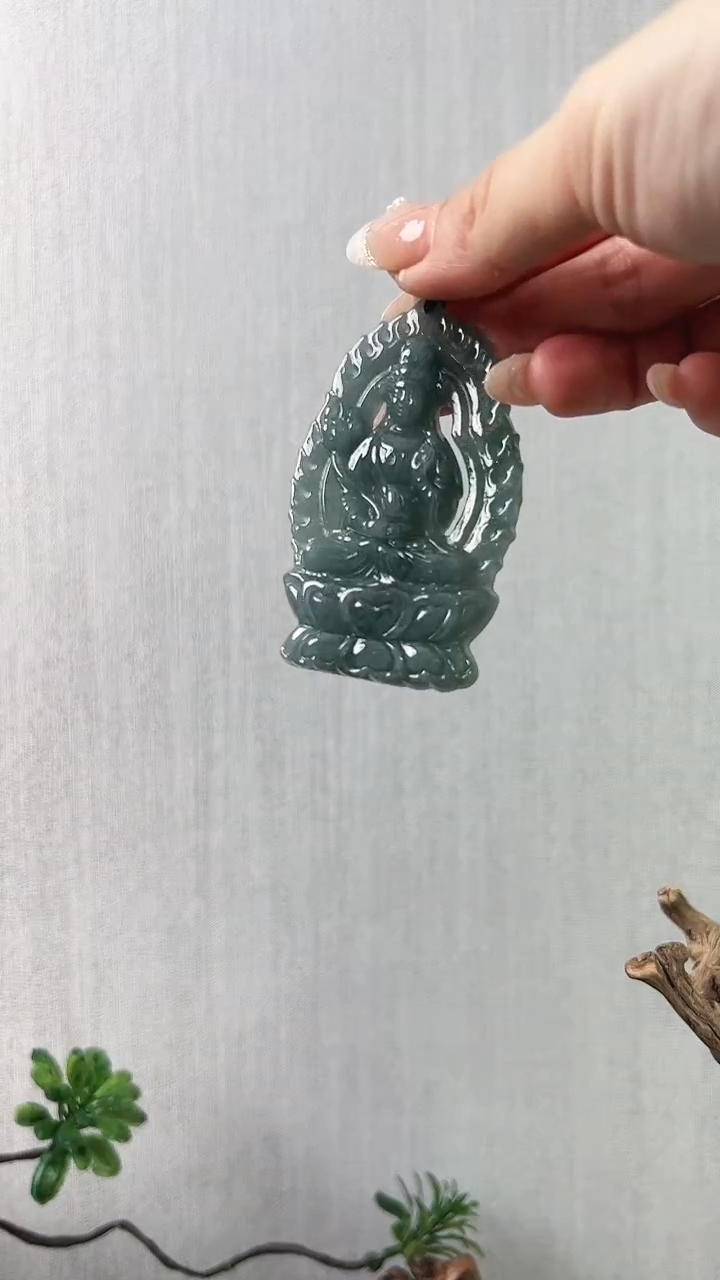 【闪购商品】翡翠颈饰未镶嵌大势至