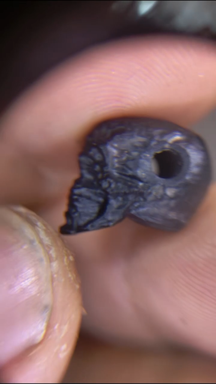 未镶嵌1玛瑙/玉髓GC-黑一全横 多样性发货 发其一