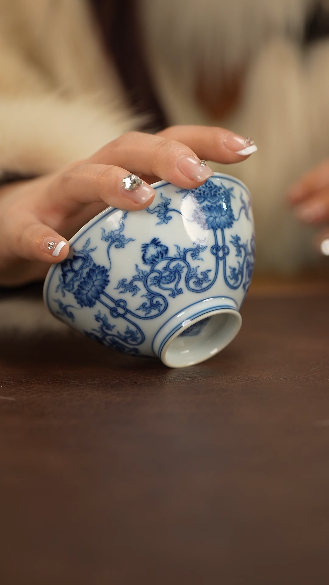 【闪购商品】博瑞堂八宝纹青花杯