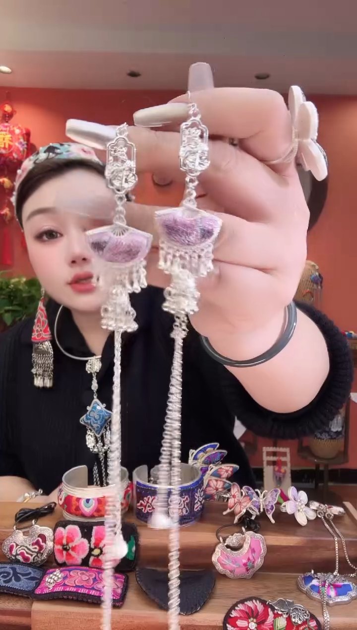 长红绣艺坊耳环151