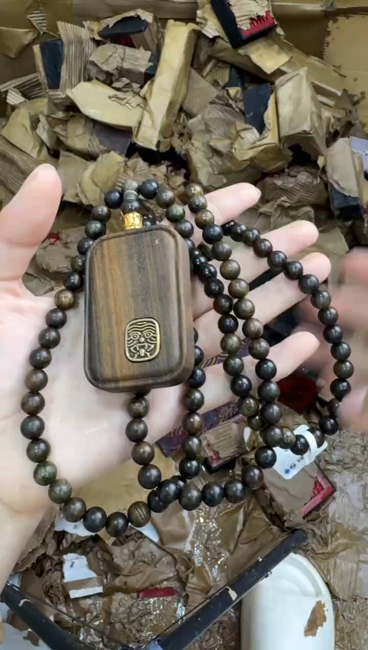 非洲檀香无事牌又禧手串（无礼盒）@@@@SP243