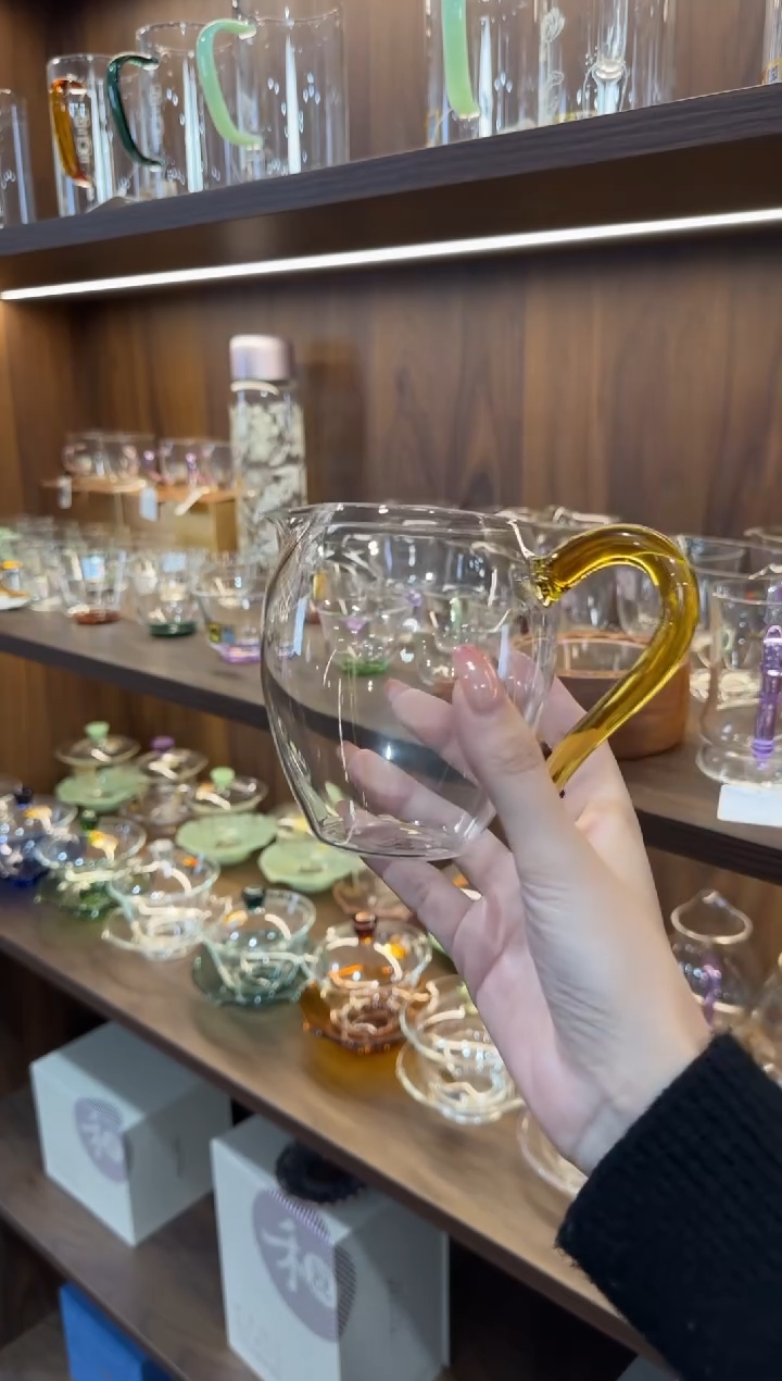 禾器 大号怡然公道杯浅黄色