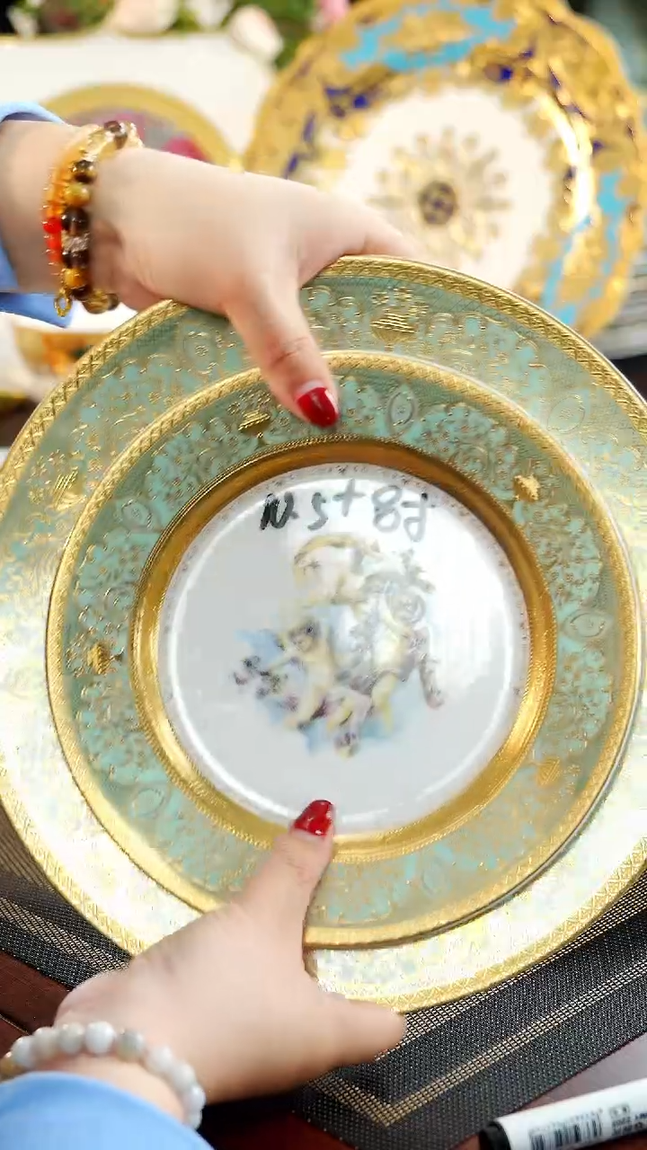 【闪购商品】瓷片10.5+8英寸大小盘  福利价