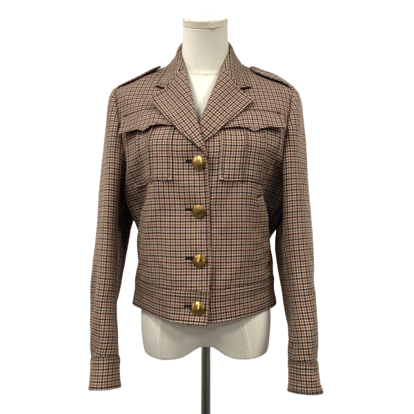 妃鱼/普拉达/绵羊毛/外套/95新/橙三25