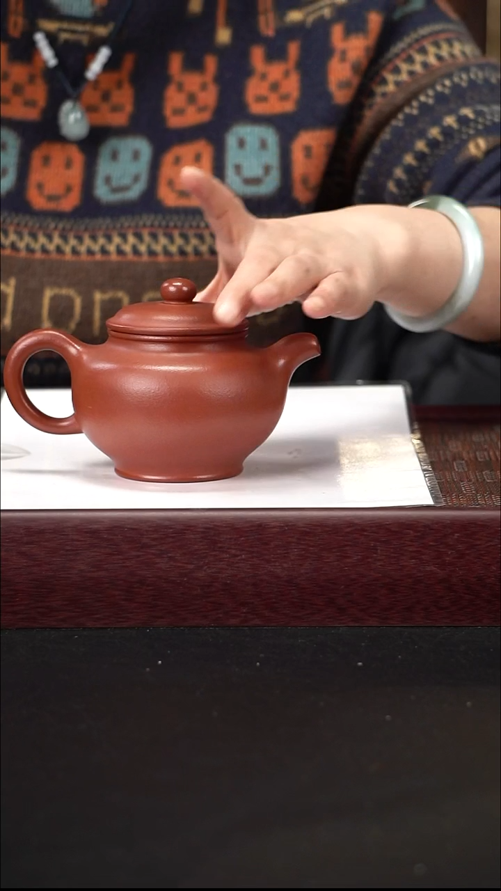 茶壶紫砂zq朱泥掇只260cc