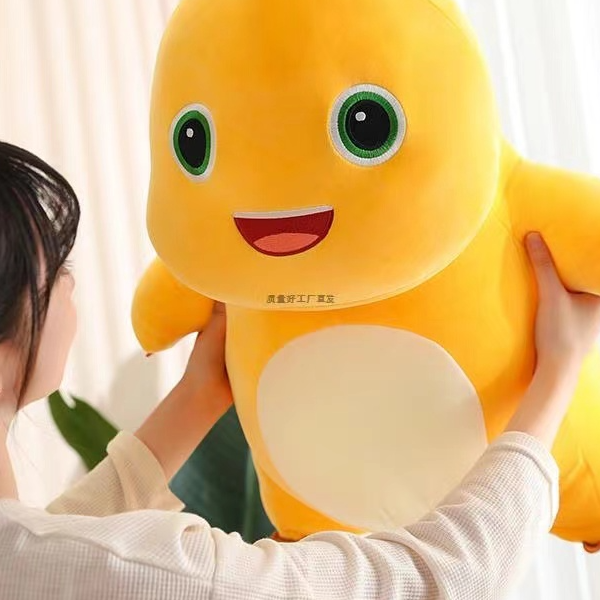 可爱奶龙公仔儿童女生柔软睡觉抱枕玩偶布娃娃生日礼物大号送女友