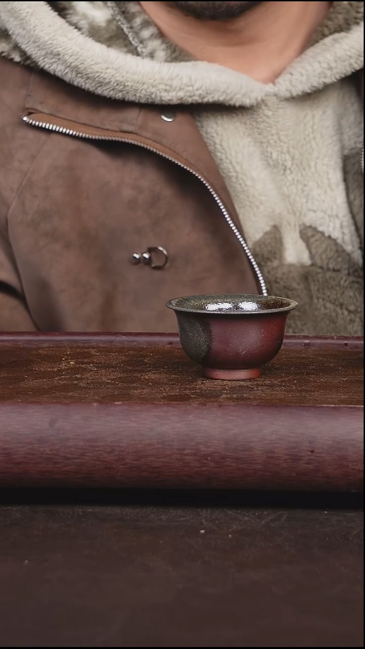 茶壶紫砂柴烧 杯