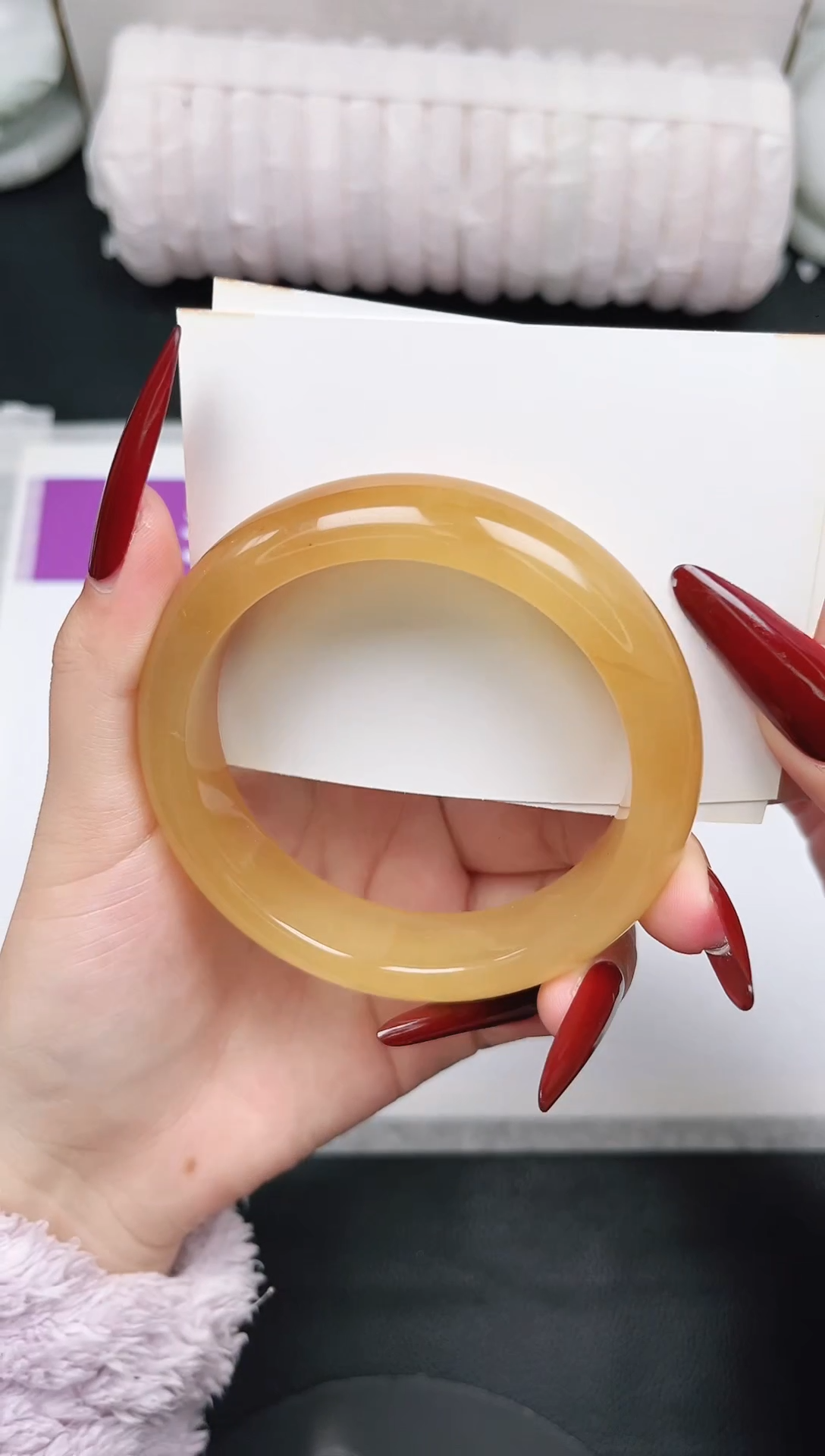 未镶嵌手镯石英质玉62-64