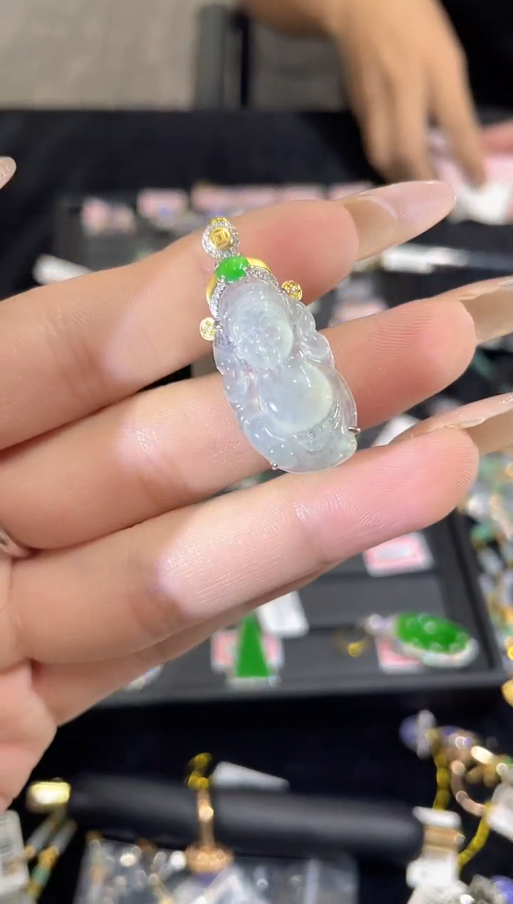 颈饰未镶嵌翡翠HXFC