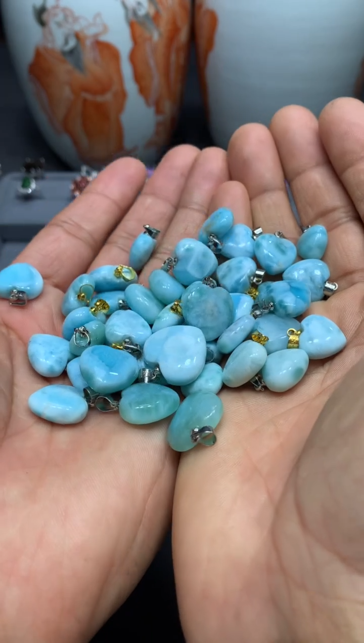 【闪购商品】针钠钙石（海纹石）颈饰未镶嵌W16（随机性发货只发一单）