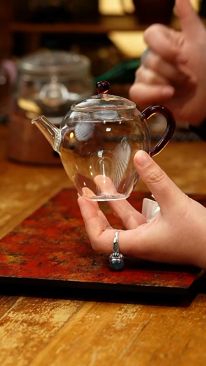 【闪购商品】禾器/晶彩文巧壶/琥珀色