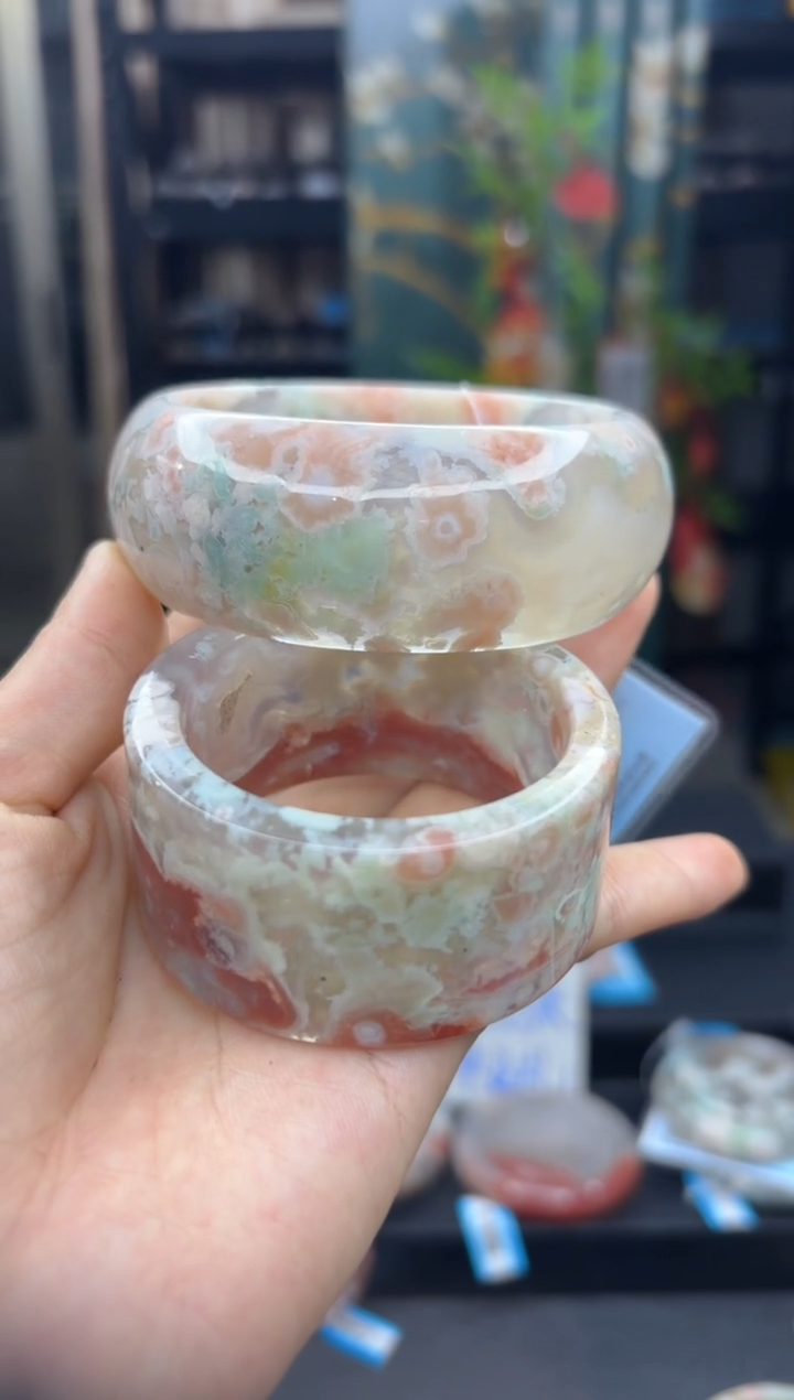 【闪购商品】石英质玉手镯未镶嵌2267（64圈赠送镯心）