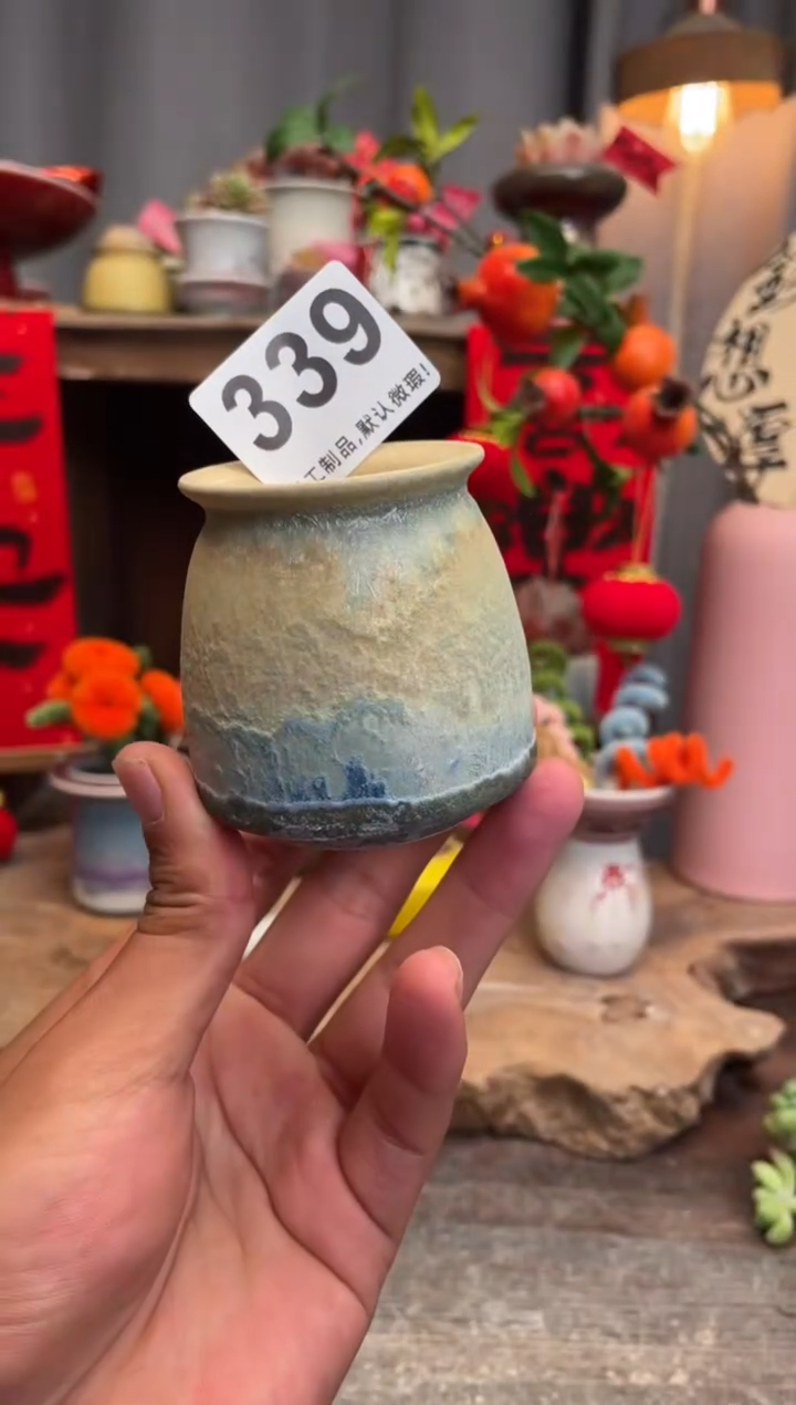 【闪购商品】摆件339小芳手工花盆