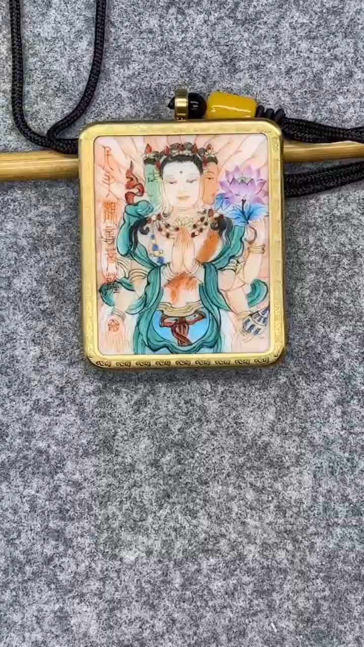 【闪购商品】瓷片佛牌余宏达TC30585千手观音菩萨