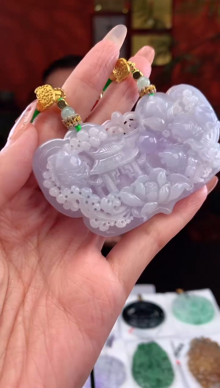 【闪购商品】定制翡翠未镶嵌挂件发货（拍一发一）