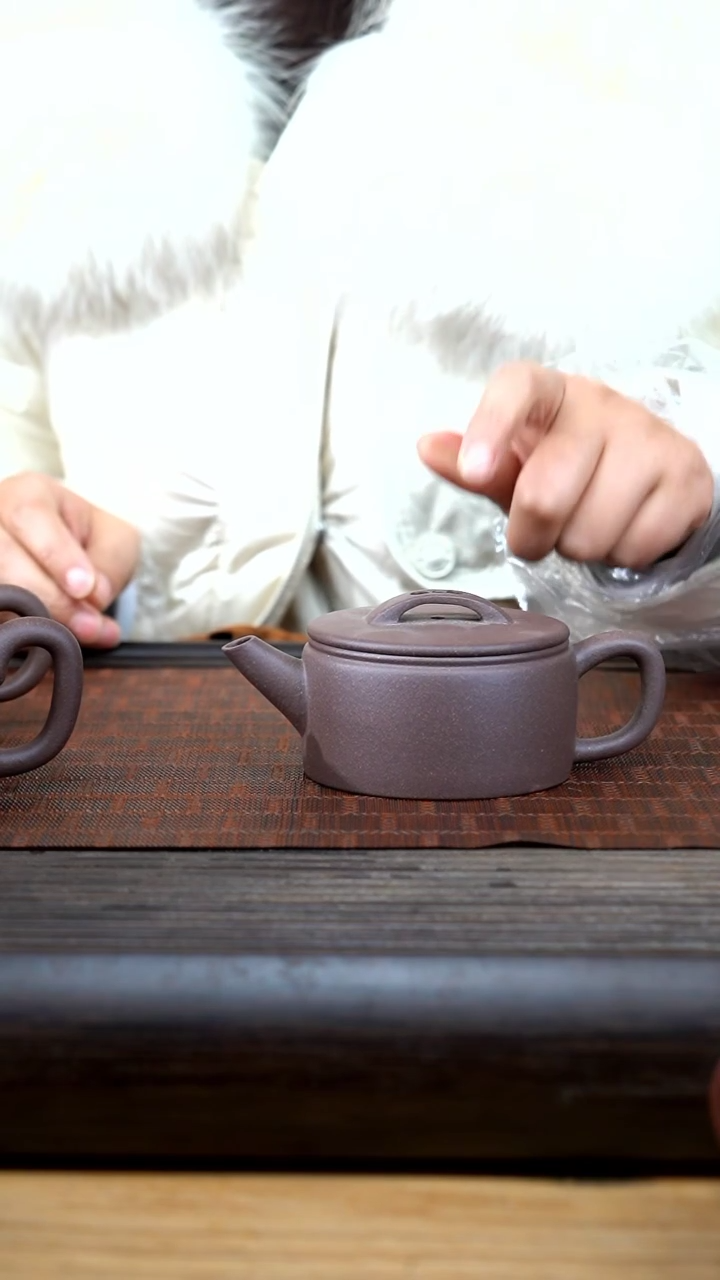 【闪购商品】紫砂茶壶cxm 天青 粗砂 汉瓦