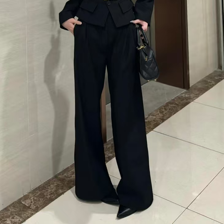 【律政俏佳人】极简大牌感通勤西服女阔腿裤