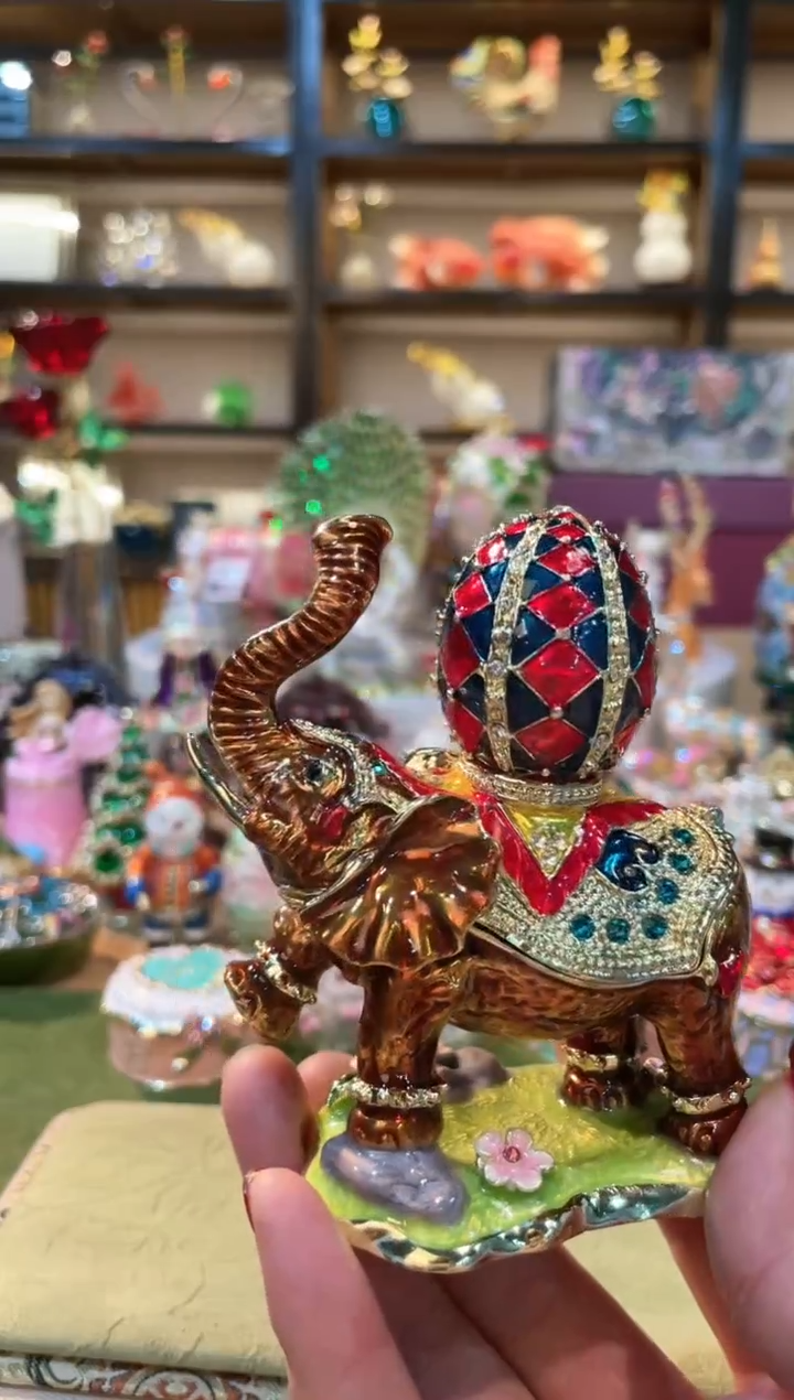 【闪购商品】精致珐琅彩首饰盒