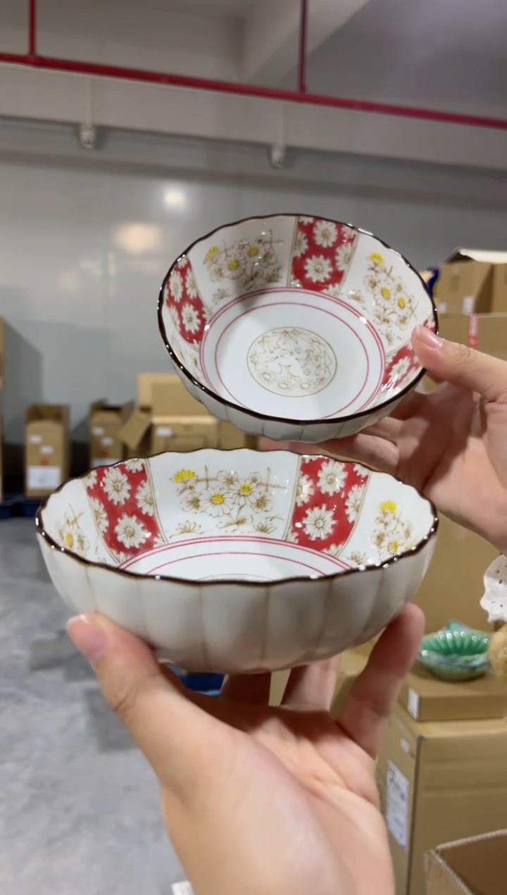 【闪购商品】瓷片2个和颜悦色小钵