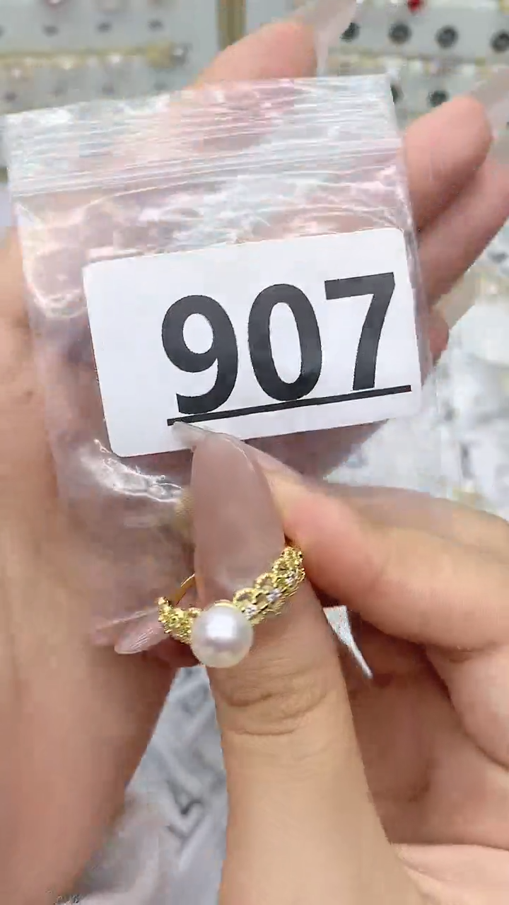合金珠宝奇石淡水珍珠907