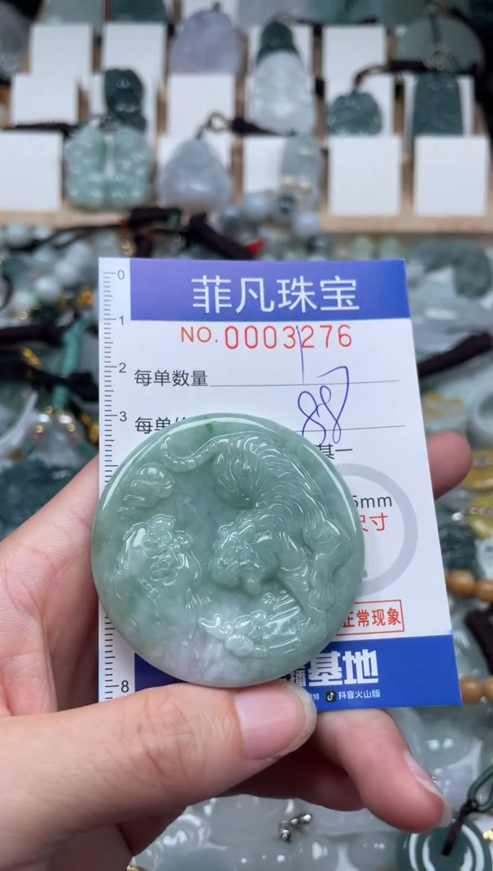 翡翠未镶嵌颈饰00..3276