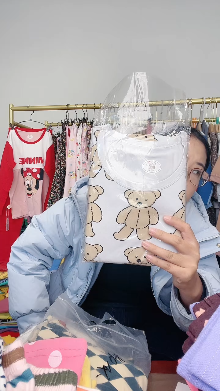 棉小熊微瑕套装170码