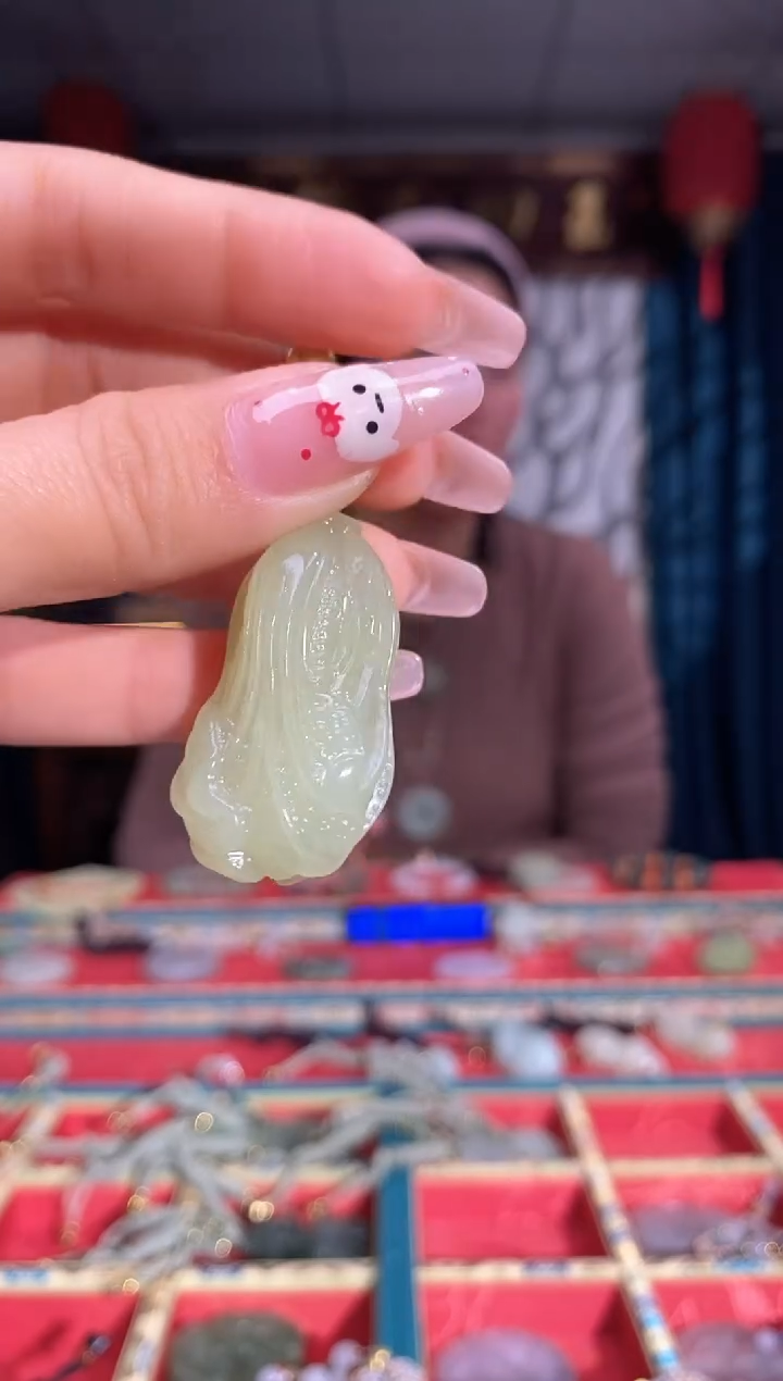 【闪购商品】和田玉颈饰未镶嵌白菜