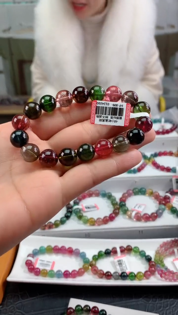 【闪购商品】碧玺手链未镶嵌多样性发一条