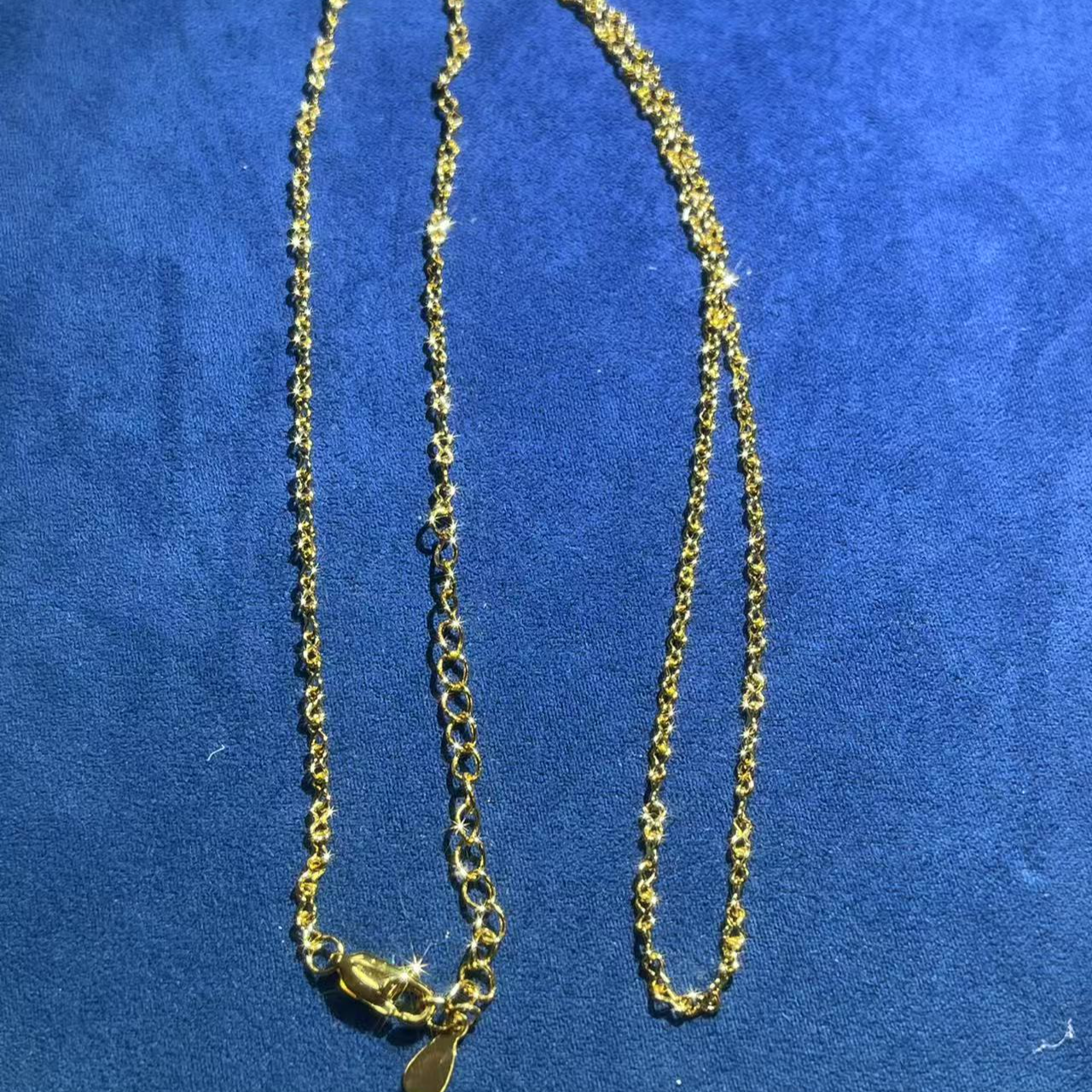 s9428黄色八字项链多样性发货