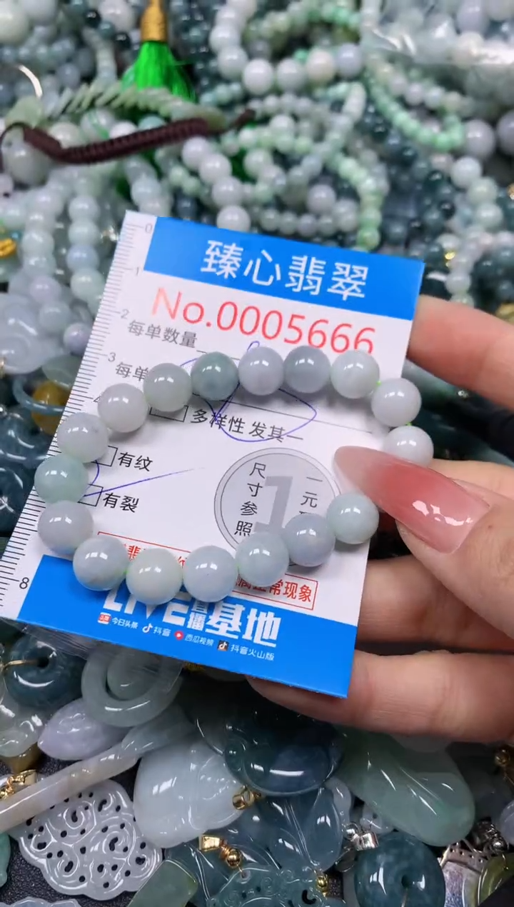 【闪购商品】翡翠颈饰未镶嵌含绳0005666