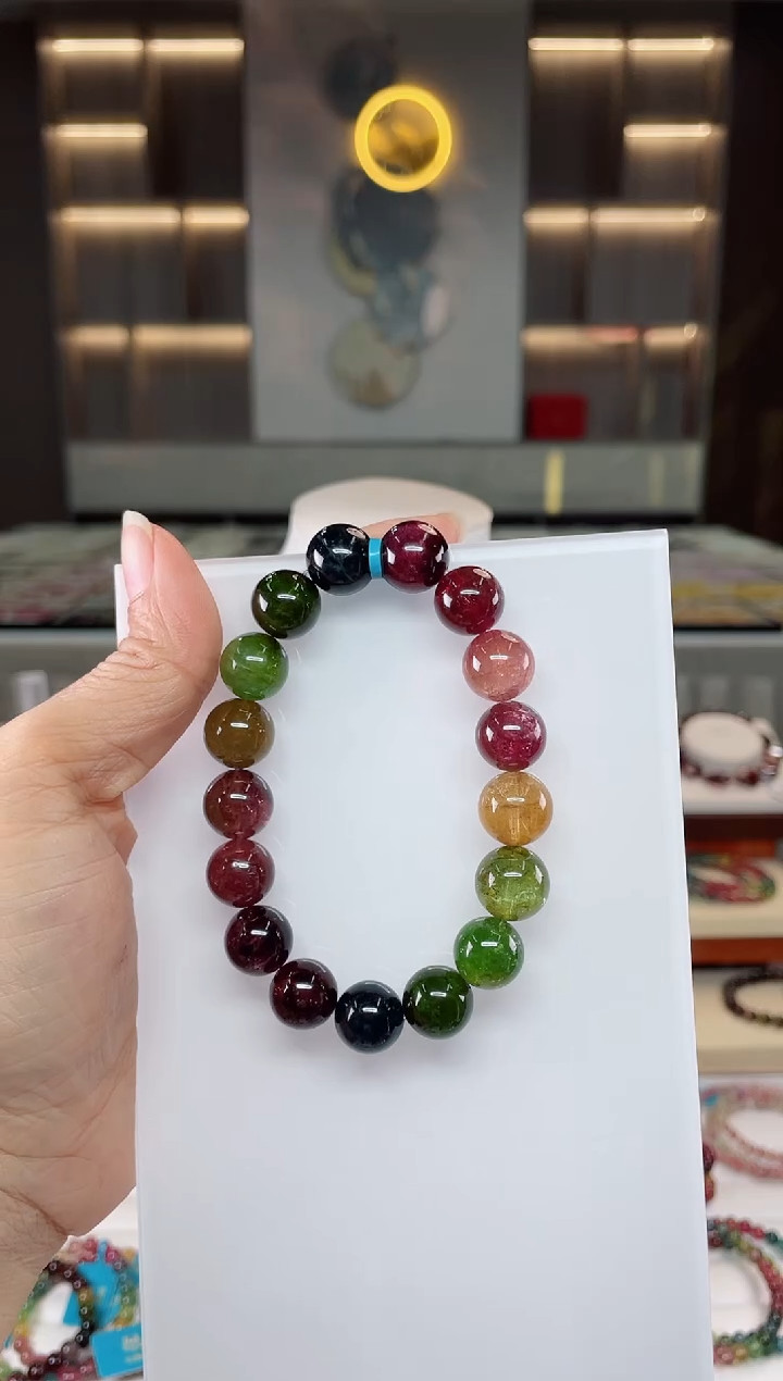 【闪购商品】碧玺单圈手串未镶嵌（多样性发一条）Q