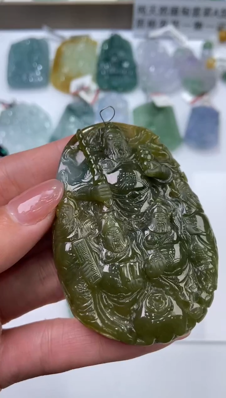 【闪购商品】翡翠挂件未镶嵌1              