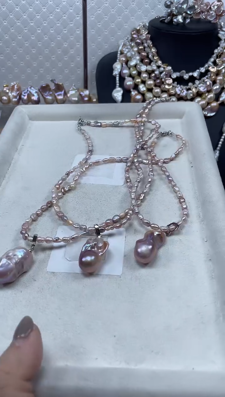 未镶嵌套装淡水珍珠【纯恬珍珠】（多样性发货发一）