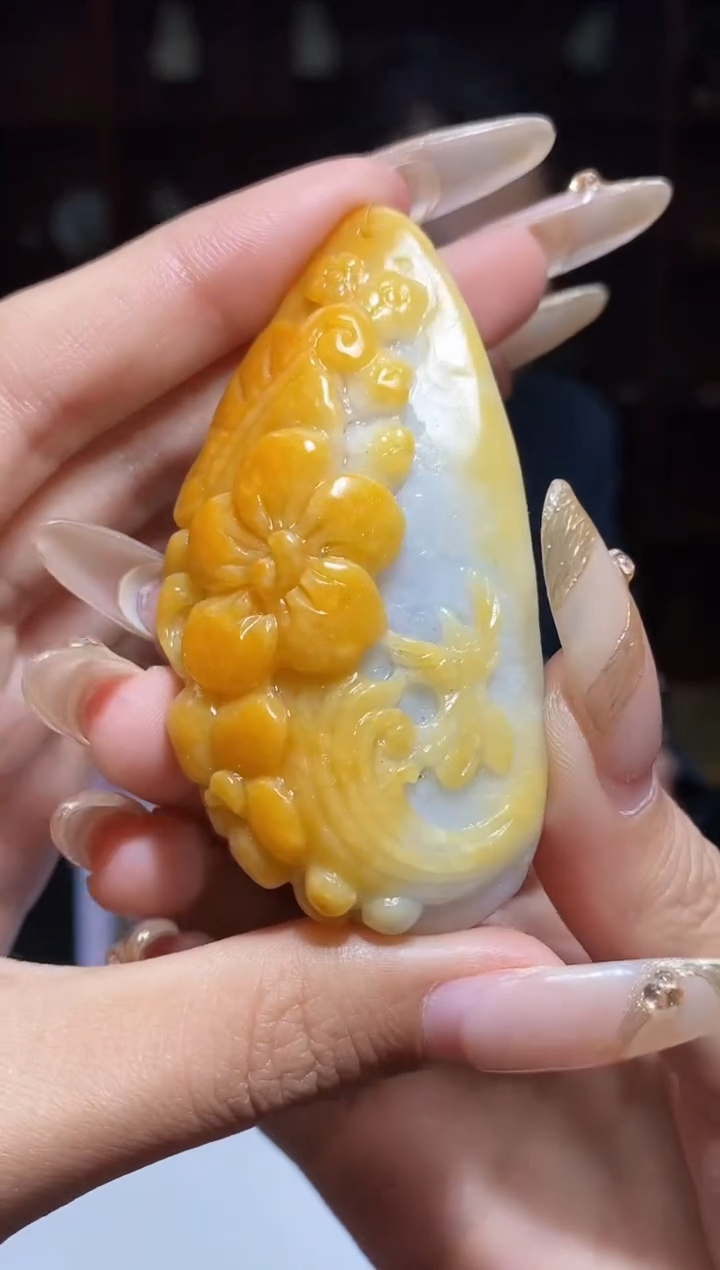 【闪购商品】定制翡翠未镶嵌Q-@@LSFC012010