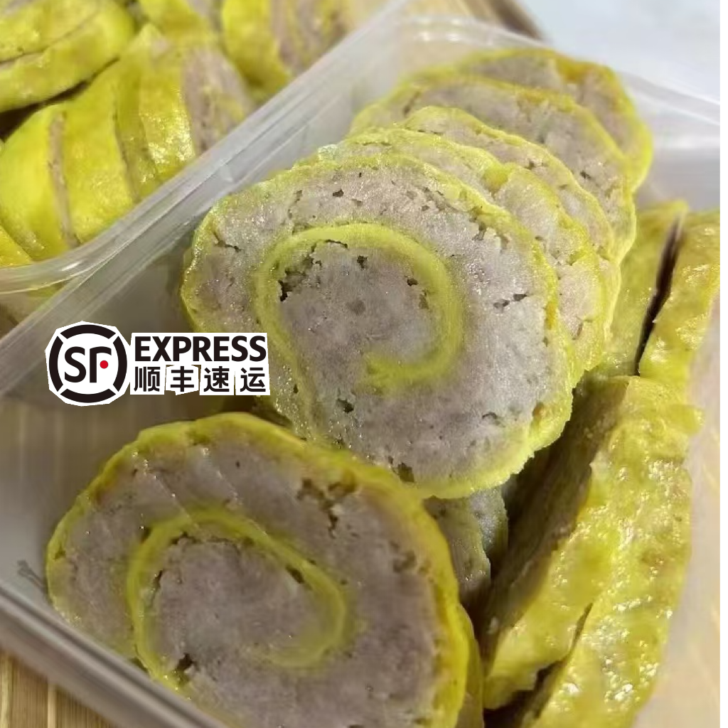 【手工鹅颈丸子雪花丸子】六娘子现做新鲜五花肉顺丰快递