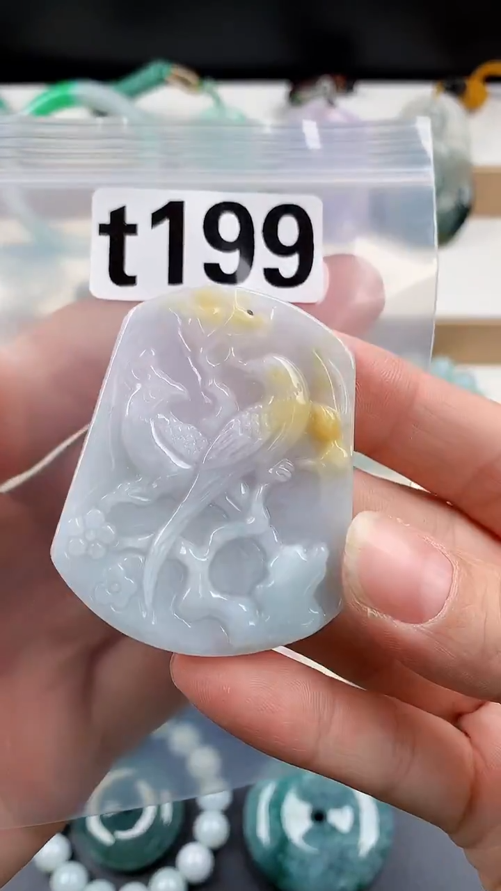 颈饰未镶嵌翡翠天然翡翠吊坠挂件