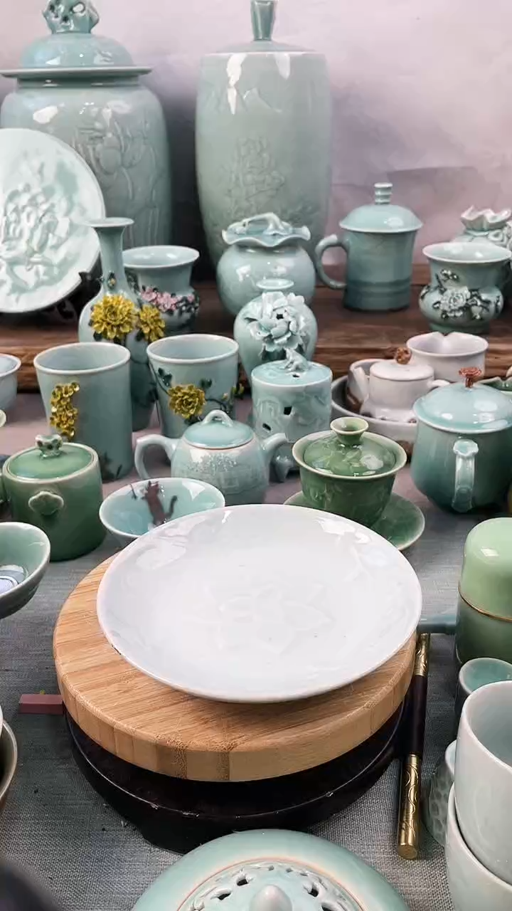 【闪购商品】特价 微瑕 慧仙青瓷