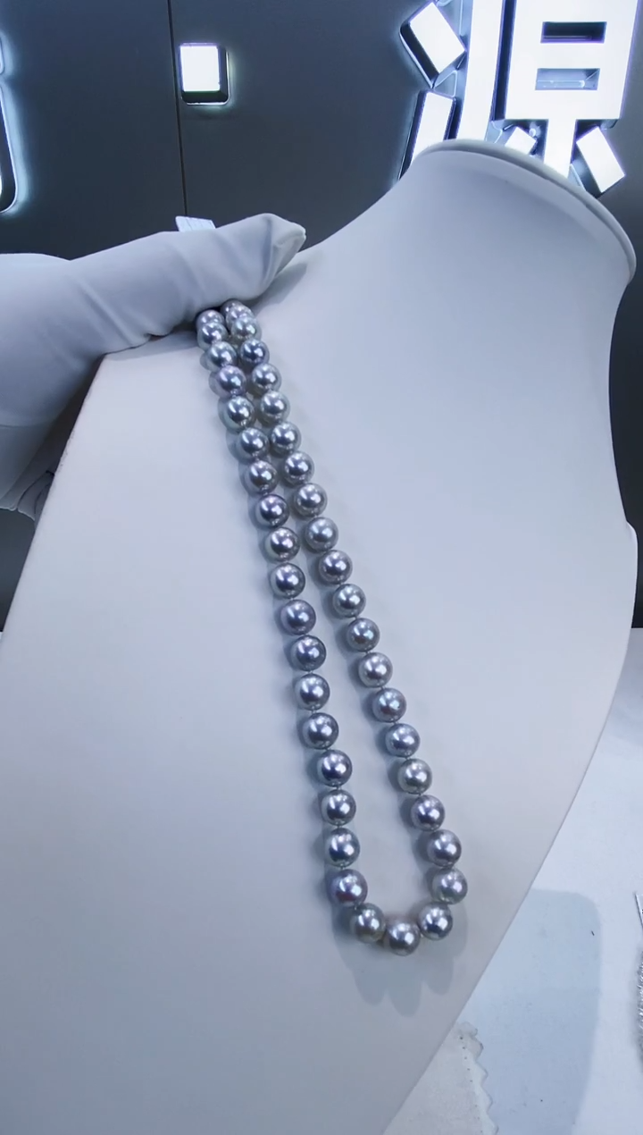 项链未镶嵌海水珍珠Y海水项链7-8