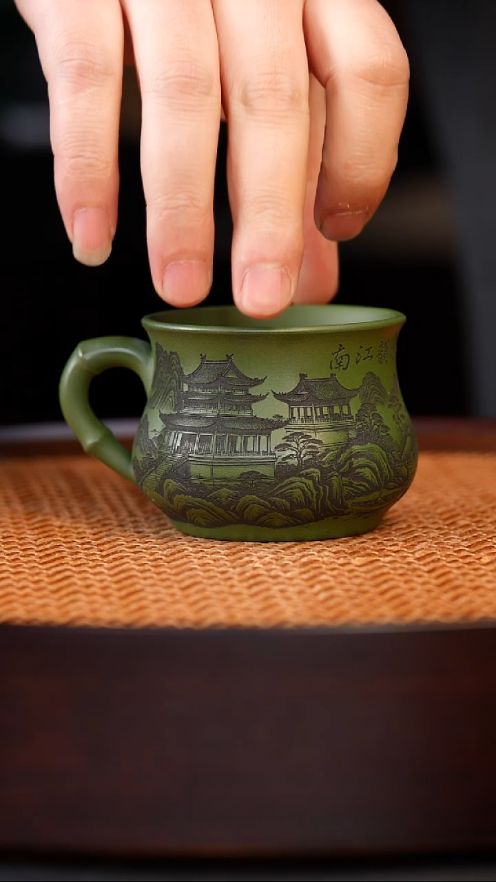 茶杯紫砂宜兴原矿全手工紫砂杯