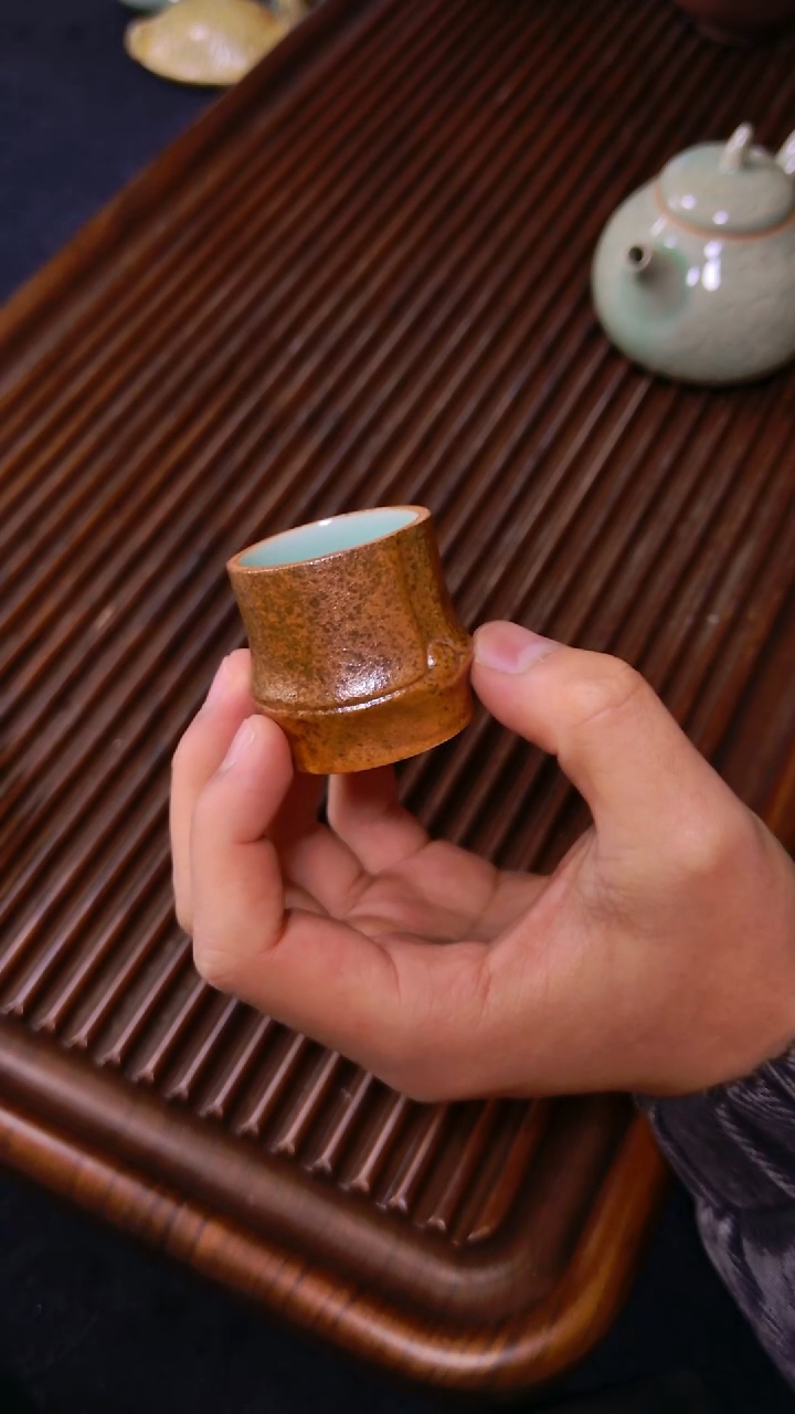 和青禾仿生竹节杯20cc
