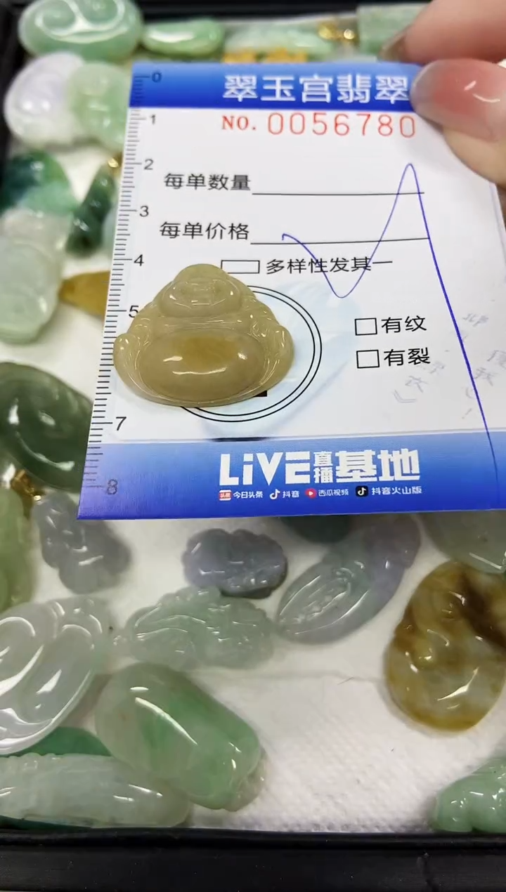 【闪购商品】翡翠颈饰未镶嵌闪购商品0056780