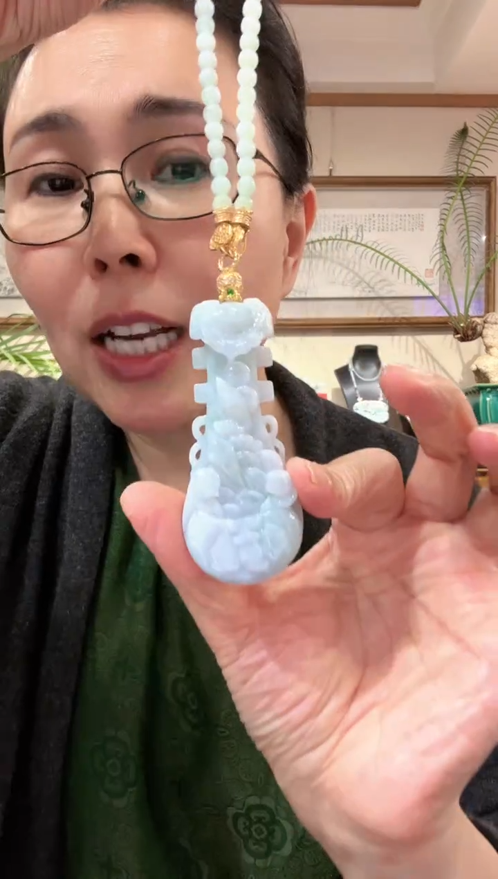 【闪购商品】翡翠颈饰未镶嵌国风