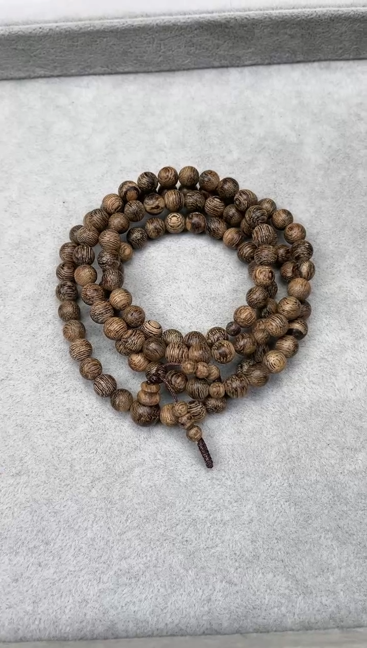 【闪购商品】沉香手串0.8文莱多圈26克