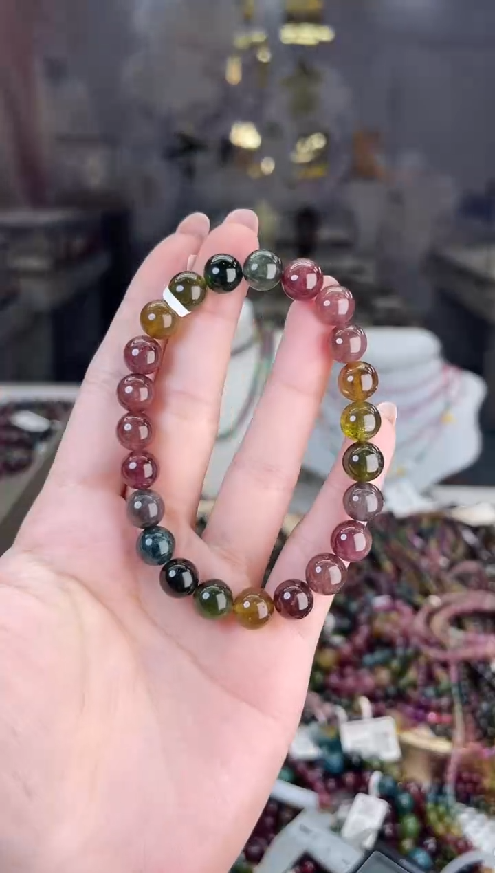 【闪购商品】碧玺/未镶嵌8mm+碧玺单圈多样性发货