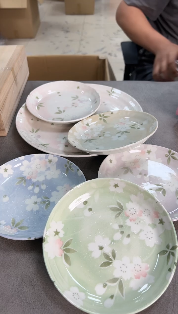 瓷片千代 一大五小 皮小桃瓷器瓷器瓷器瓷器