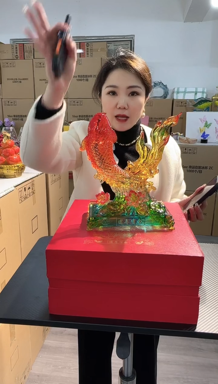 【闪购商品】琉璃泰新花器L-65